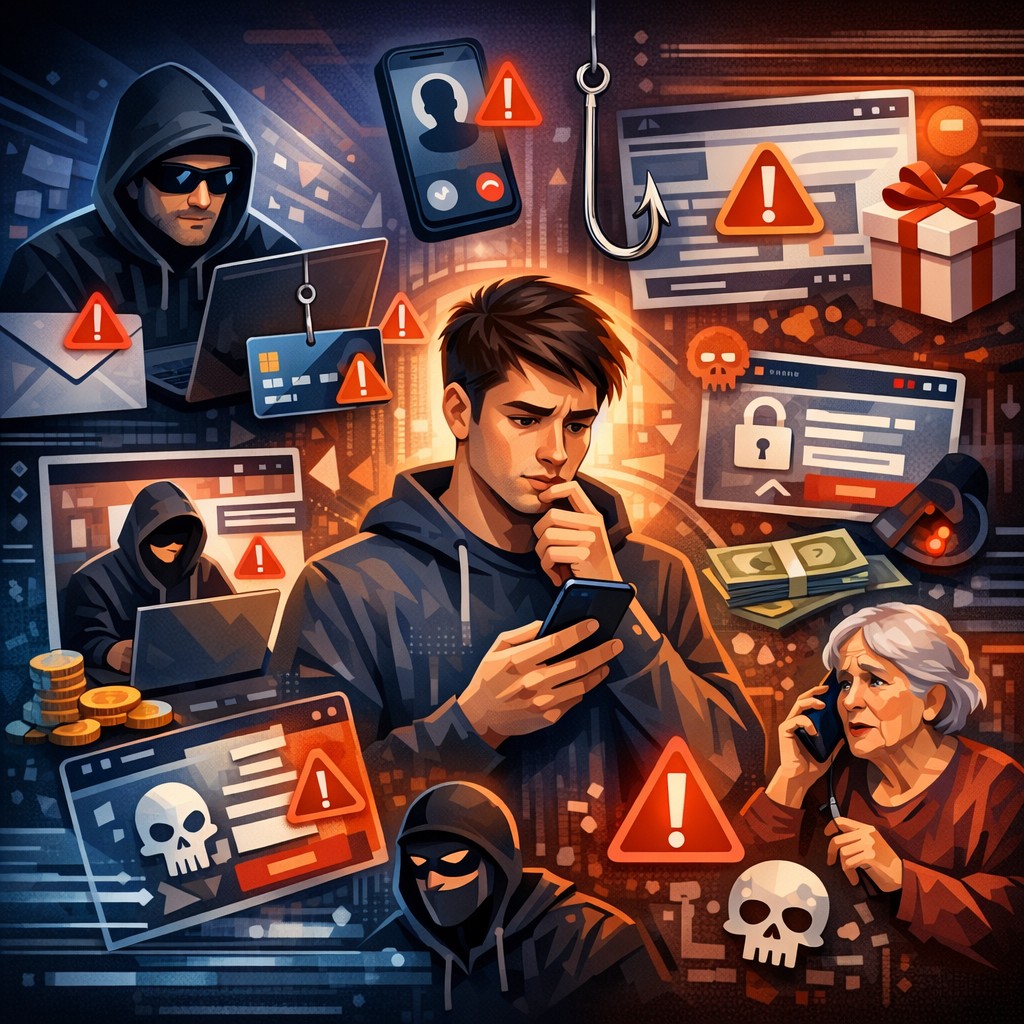 Warnsignale und Erkennungsmerkmale von Betrugsmaschinationen